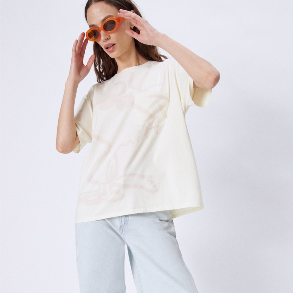 New Zara Snoopy Peanut Tee Shirt